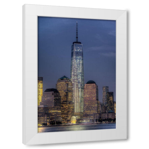 Symbol White Modern Wood Framed Art Print by Terrible, Aurelien