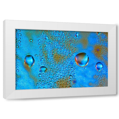 The Red Blue White Modern Wood Framed Art Print by NUPHO