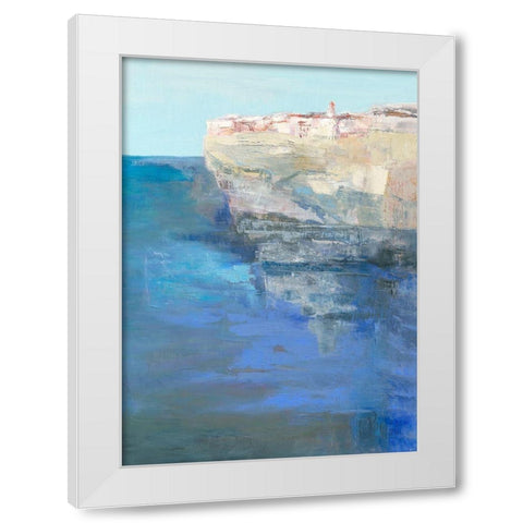 Bonifacio White Modern Wood Framed Art Print by Parise, Chantal