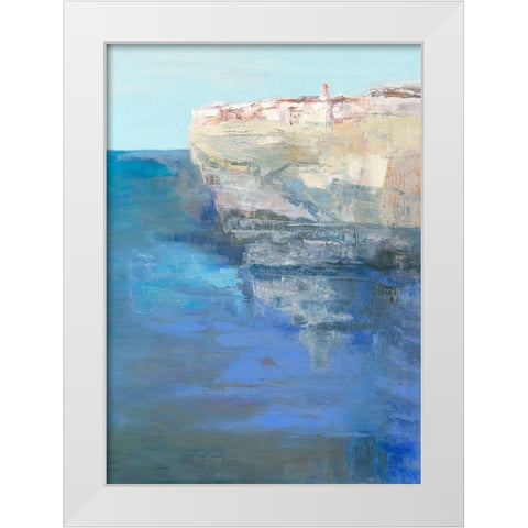 Bonifacio White Modern Wood Framed Art Print by Parise, Chantal
