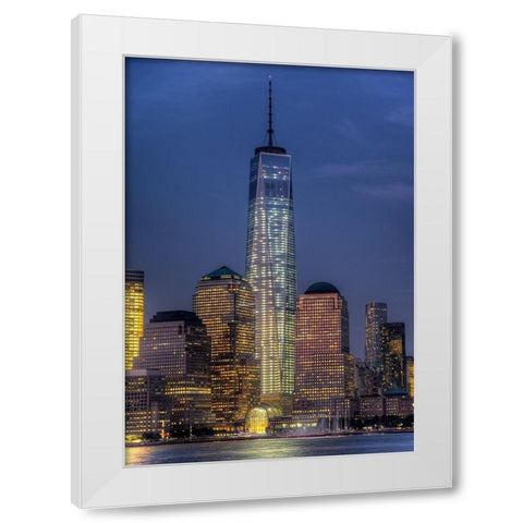 Symbol White Modern Wood Framed Art Print by Terrible, Aurelien
