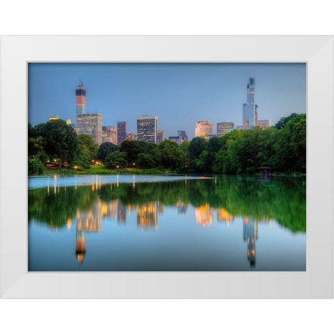 Giants White Modern Wood Framed Art Print by Terrible, Aurelien