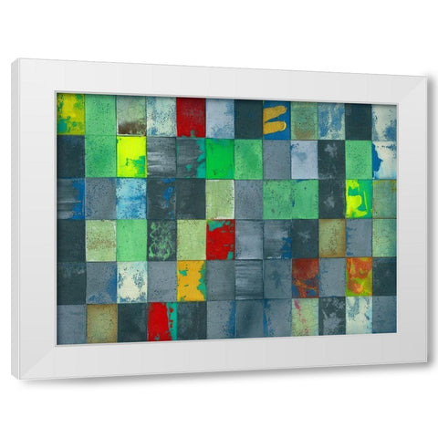 Untitled VIII White Modern Wood Framed Art Print by Fahar