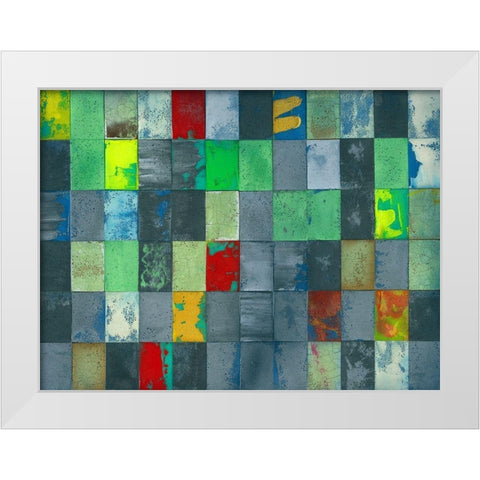 Untitled VIII White Modern Wood Framed Art Print by Fahar