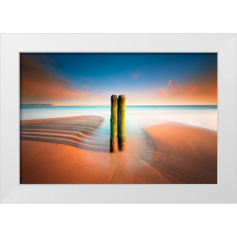 Il White Modern Wood Framed Art Print by Bertrande, Arnaud