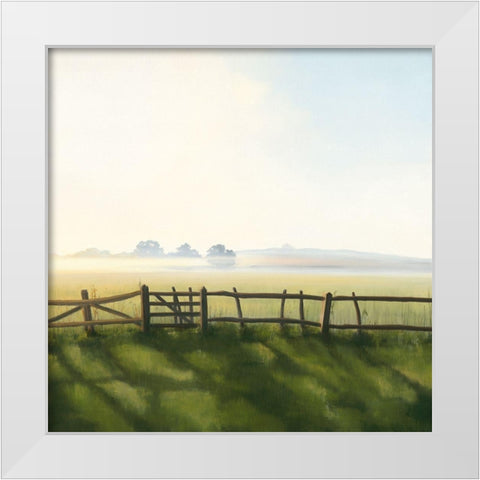 Not Just a Little Gate White Modern Wood Framed Art Print by Reader, Dawn