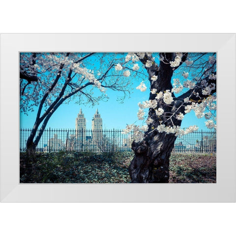 San Remo Building White Modern Wood Framed Art Print by Bertrande, Arnaud