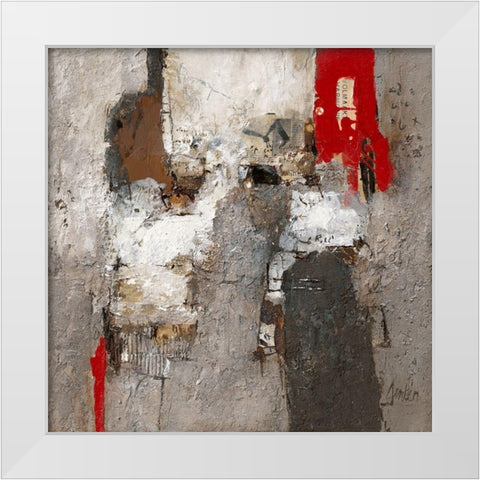 Emoties White Modern Wood Framed Art Print by Verplanke, Jenny