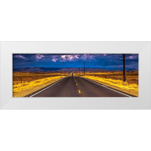 Road to Nowhere White Modern Wood Framed Art Print by Lichtenwalter, Tom