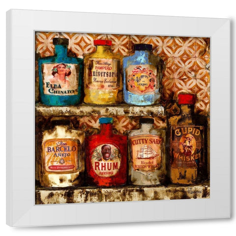 Bodega Marinera White Modern Wood Framed Art Print by Villanueva, Natalia