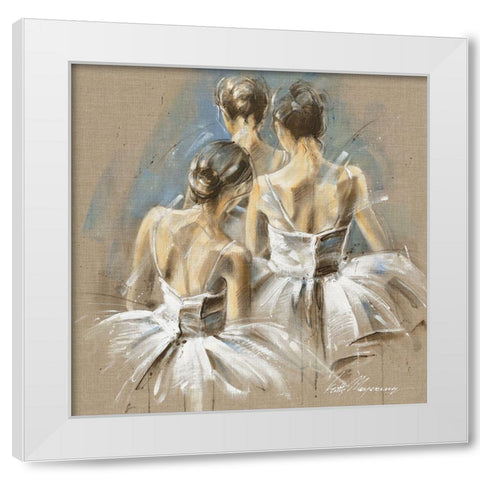 White Dress IV White Modern Wood Framed Art Print by Meijering, Kitty