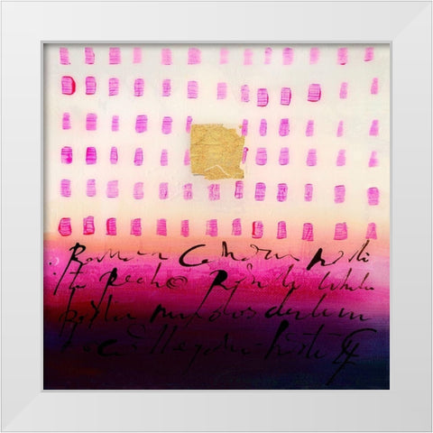 Corazon White Modern Wood Framed Art Print by Leys, Gemma