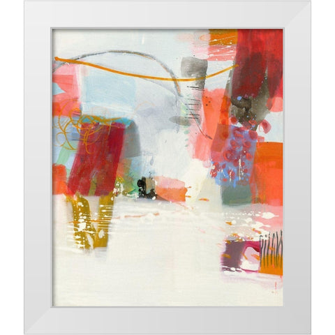 Signale White Modern Wood Framed Art Print by Schafer, Jenny