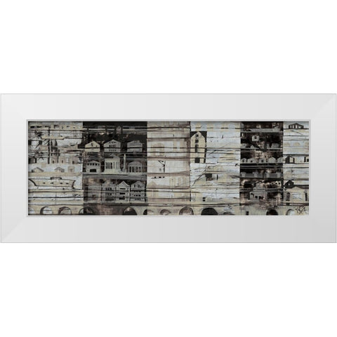 Classic City White Modern Wood Framed Art Print by Richter-Armgart, Rose