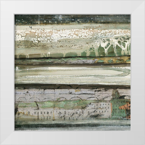 3. Silversea White Modern Wood Framed Art Print by Richter-Armgart, Rose