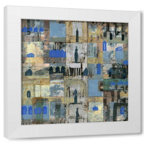 4. Fontana White Modern Wood Framed Art Print by Richter-Armgart, Rose