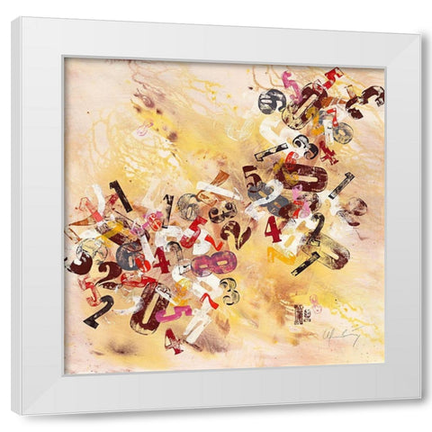 Zerfall White Modern Wood Framed Art Print by Wendling, Heinz