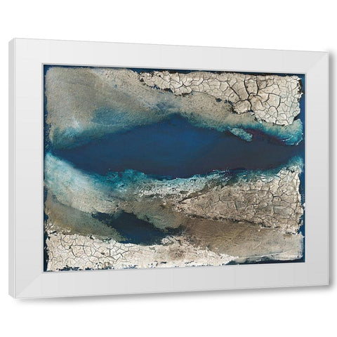 Fiordo II White Modern Wood Framed Art Print by Kotyba, Marion