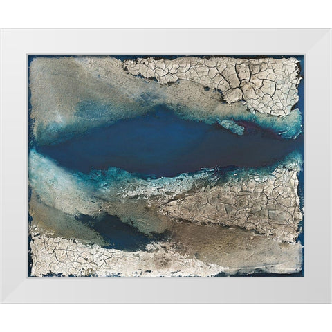 Fiordo II White Modern Wood Framed Art Print by Kotyba, Marion