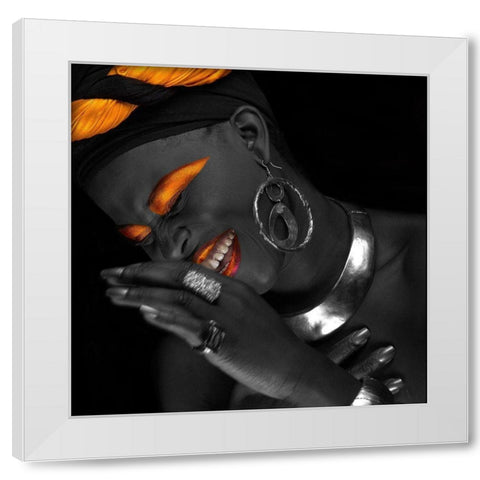 The Believer White Modern Wood Framed Art Print by Hillert, Peter