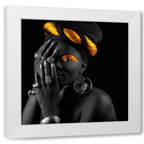 I see you White Modern Wood Framed Art Print by Hillert, Peter