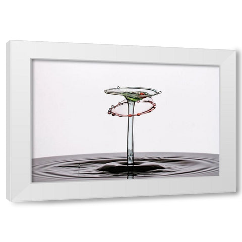 Hula Hoop Cocktail White Modern Wood Framed Art Print by Sanchez, Manuel