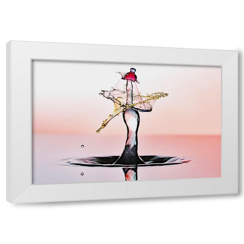 Le Dome White Modern Wood Framed Art Print by Sanchez, Manuel