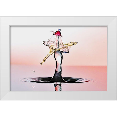 Le Dome White Modern Wood Framed Art Print by Sanchez, Manuel