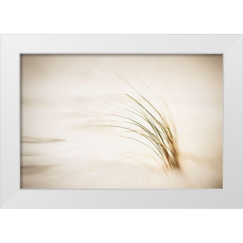 Sandsturm Part I White Modern Wood Framed Art Print by Steger, Uwe