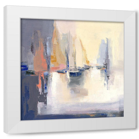 Contre-jour White Modern Wood Framed Art Print by Parise, Chantal