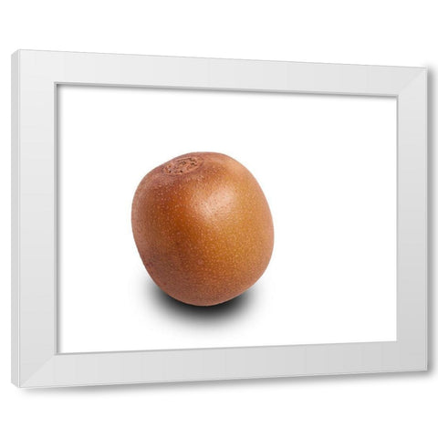 Kiwi White Modern Wood Framed Art Print by Brosius, Volker