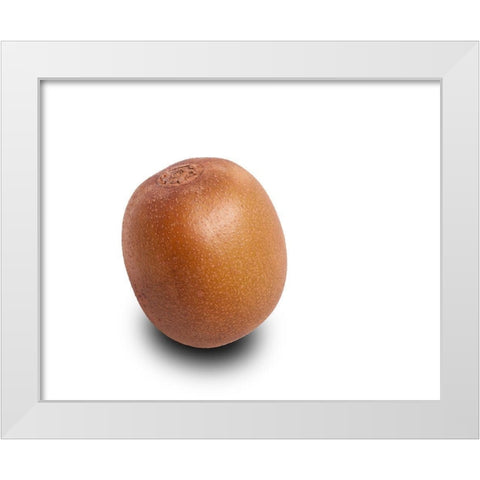 Kiwi White Modern Wood Framed Art Print by Brosius, Volker