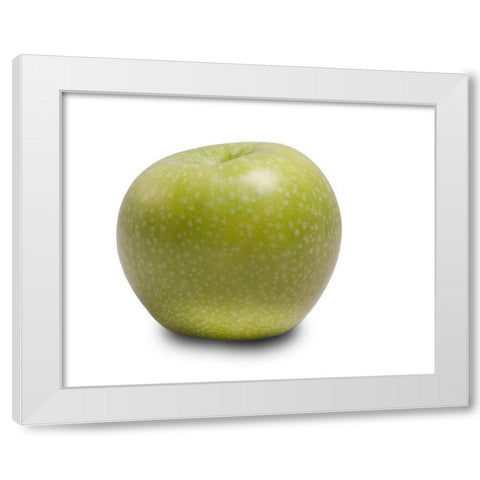 Apfel White Modern Wood Framed Art Print by Brosius, Volker