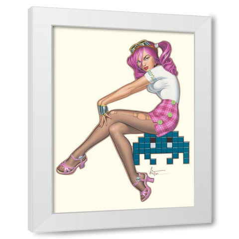 SI 3.0 White Modern Wood Framed Art Print by Hitte, Patrick