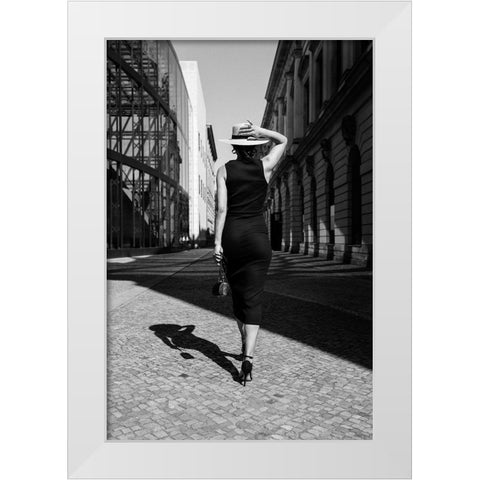 Berlin Catwalk White Modern Wood Framed Art Print by Stein, Oliver