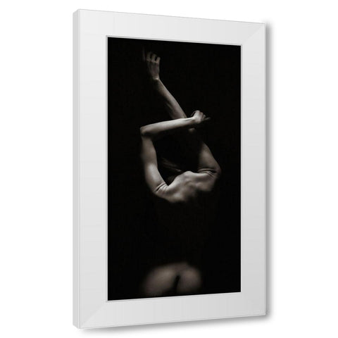 Grace White Modern Wood Framed Art Print by Milillo, Marco