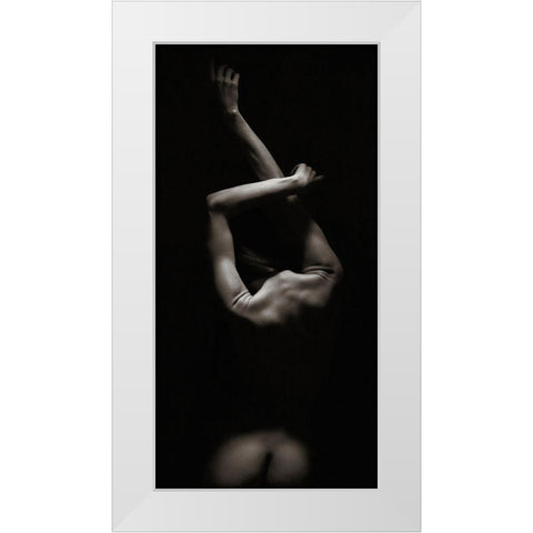 Grace White Modern Wood Framed Art Print by Milillo, Marco