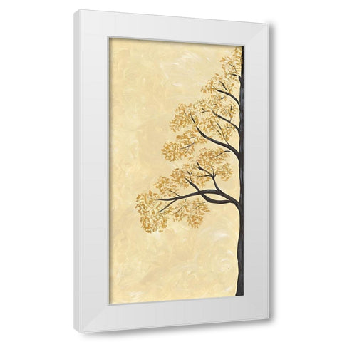 Breath of Eternity I White Modern Wood Framed Art Print by MIRA