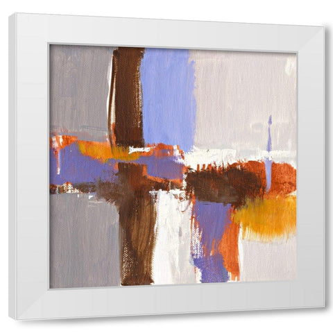 Ohne Titel XX White Modern Wood Framed Art Print by Groenhart, Jan