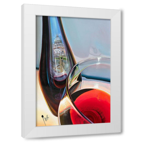 Couleurs DItalie 2019 White Modern Wood Framed Art Print by Heneuy, William