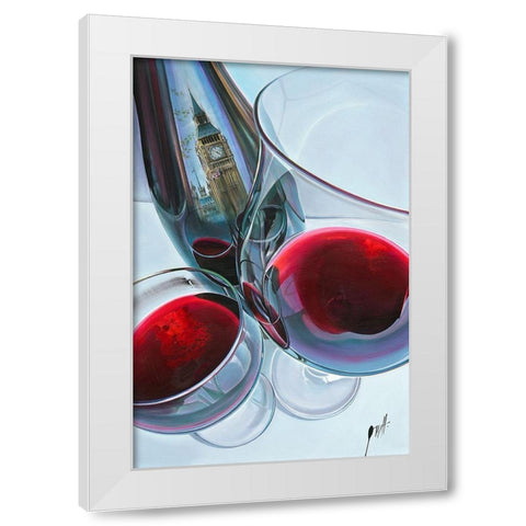 Good Time of London 2019 White Modern Wood Framed Art Print by Heneuy, William