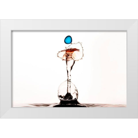 Crystal Lady White Modern Wood Framed Art Print by Sanchez, Manuel