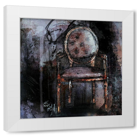 Fauteuil IV White Modern Wood Framed Art Print by Ducret, Patrice