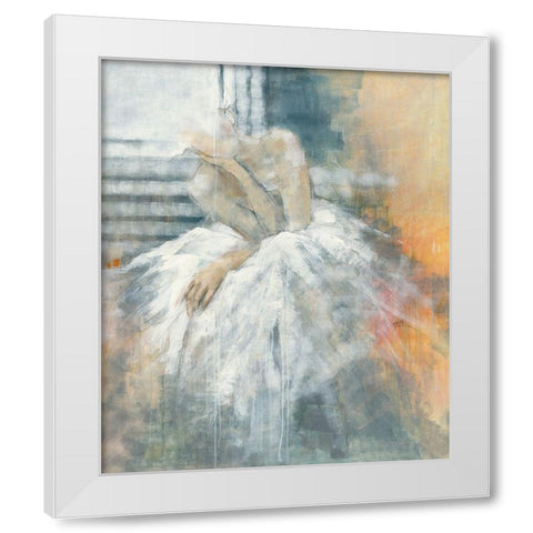 Light White Modern Wood Framed Art Print by Declercq, Huguette