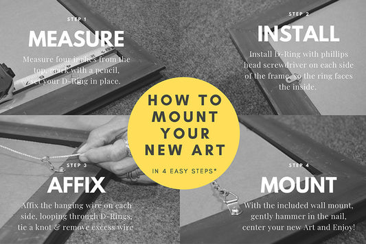 How to Mount Your New Art