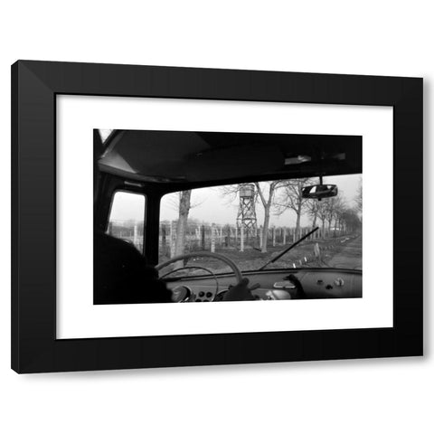 1960's Image Collection by United Archives GmbH - Black Modern Wood Framed Art Print Titled: Busfahrt nach Charlottenburg in Berlin, Deutschland 1963. Bus trip to Charlottenburg in Berlin, Germany 1963.