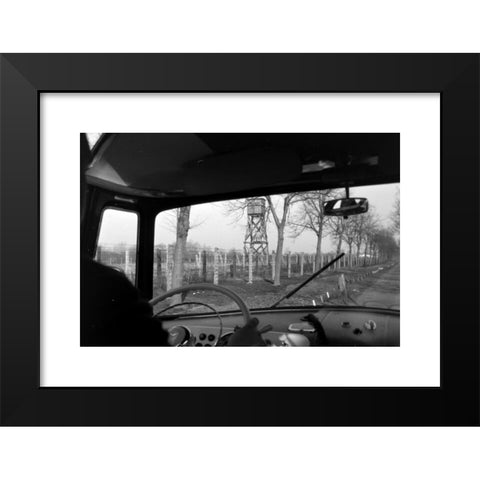 1960's Image Collection by United Archives GmbH - Black Modern Wood Framed Art Print Titled: Busfahrt nach Charlottenburg in Berlin, Deutschland 1963. Bus trip to Charlottenburg in Berlin, Germany 1963.
