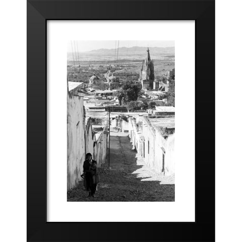 1960's Image Collection by United Archives GmbH - Black Modern Wood Framed Art Print Titled: Bundesstaat Guanajuato, Mexiko, 1960er. State of Guanajuato, Mexico, 1960s.