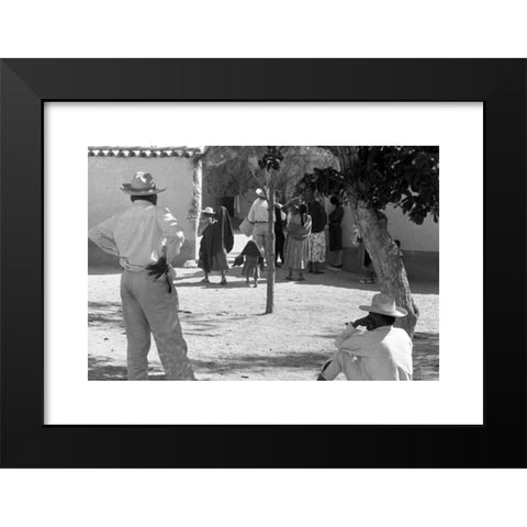 1960's Image Collection by United Archives GmbH - Black Modern Wood Framed Art Print Titled: Ansichten des lÃ¤ndlichen Mexiko, 1960er. Views of rural Mexico, 1960s.