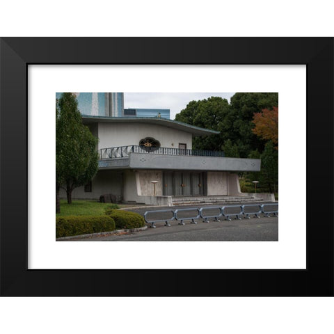 1960's Image Collection by lm_photography - Black Modern Wood Framed Art Print Titled: 1960s Architecture TÅka GakudÅ Concert Hall, Tokyo Imperial Palace, Chiyoda Ward, Tokyo, Japan by Kenji Imai